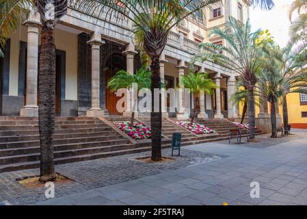Bâtiment gouvernemental à Santa Cruz de Tenerife, Espagne. Banque D'Images
