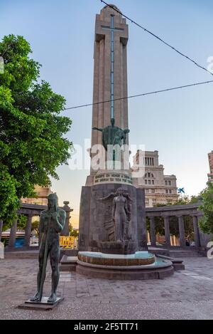 Monument aux morts à Santa Cruz de Tenerife, îles Canaries, Espagne. Banque D'Images