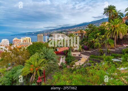 Parc Taoro à Puerto de la Cruz, Tenerife, îles Canaries, Espagne . Banque D'Images