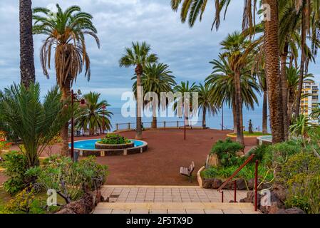 Parc Taoro à Puerto de la Cruz, Tenerife, îles Canaries, Espagne . Banque D'Images