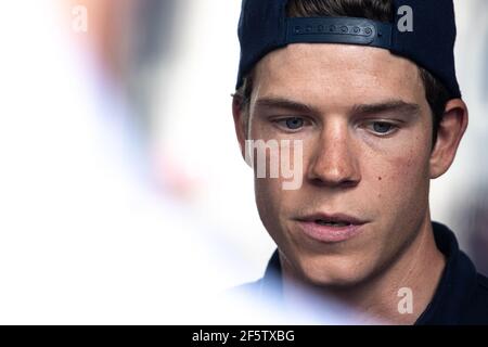 Bob jungles de Team QuickStep Floors interviewé avant l'étape 8 de l'OVO Energy Tour of Britain 2018. Londres. Crédit : Jon Wallace Banque D'Images