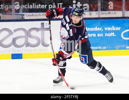 Gustav Forsling, club de hockey de Linköping, Linköping. Banque D'Images