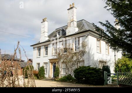 Autour de Berkeley, une petite ville de Gloucestershire. Dr Jenners Maison et musée où la première vaccination contre la variole a été effectuée. Banque D'Images