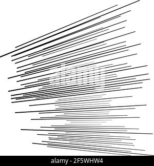 Lignes, rayures en perspective 3d. Lignes se volatilisant à l'horizon. Ligne angulaire dynamique : illustration vectorielle, graphiques clip art Illustration de Vecteur