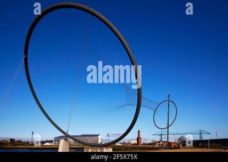 Sculpture de Temenos, Middlebrough Banque D'Images