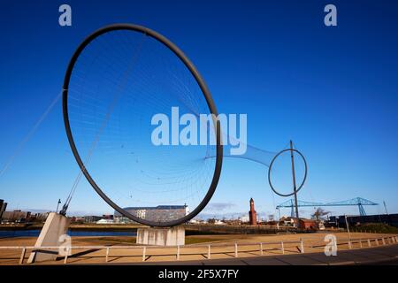 Sculpture de Temenos, Middlebrough Banque D'Images