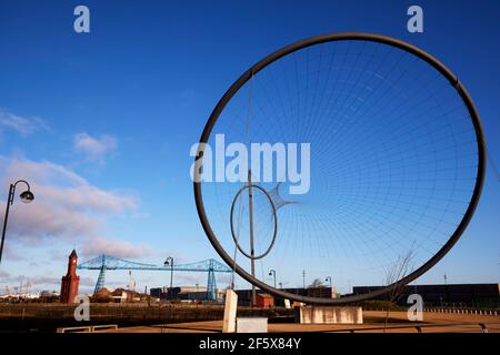 Sculpture de Temenos, Middlebrough Banque D'Images