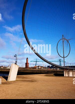 Sculpture de Temenos, Middlebrough Banque D'Images