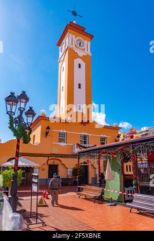 Santa Cruz, Espagne, janvier 7, 2021: Marché de notre dame d'Afrique à Santa Cruz, Tenerife, îles Canaries, Espagne. Banque D'Images