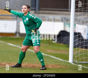 Dartford, Royaume-Uni. 28 mars 2021. DARTFORD, ANGLETERRE - JMARCH28: Shae Yanez de London City Lionesses pendant le match de championnat féminin FA entre London City Lionesses et Charlton Athletic Women au stade Princes Park le 28 mars 2021 à Dartford, Angleterre crédit: Action Foto Sport/Alay Live News Banque D'Images