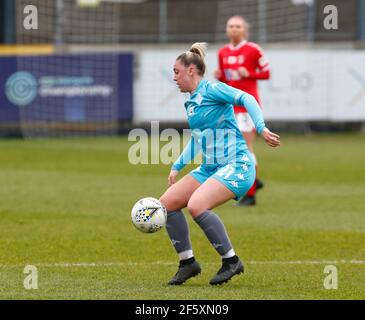 Dartford, Royaume-Uni. 28 mars 2021. DARTFORD, ANGLETERRE - JMARCH28: FLO Fyfe de London City Lionesses lors du match de championnat féminin FA entre London City Lionesses et Charlton Athletic Women au stade Princes Park le 28 mars 2021 à Dartford, Angleterre crédit: Action Foto Sport/Alay Live News Banque D'Images