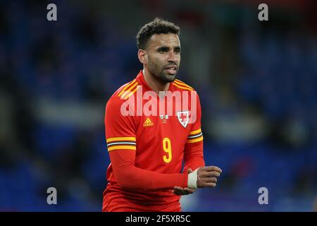 Cardiff, Royaume-Uni. 27 mars 2021. HAL Robson-Kanu, du pays de Galles, regarde. Football international friendly Match, pays de Galles contre Mexique, au stade de Cardiff à Cardiff, pays de Galles du Sud, le samedi 27 mars 2021. Usage éditorial seulement. photo par Andrew Orchard/Andrew Orchard sports Photography/Alay Live News crédit: Andrew Orchard sports Photography/Alay Live News Banque D'Images