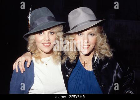 Marie Curie et Cherie Currie 1980 crédit : Ralph Dominguez/MediaPunch Banque D'Images