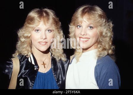 Cherie Currie et Marie Currie 1980 crédit : Ralph Dominguez/MediaPunch Banque D'Images