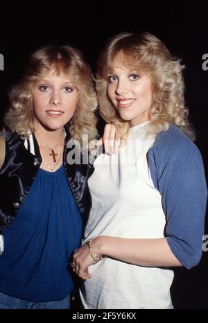 Cherie Currie et Marie Currie 1980 crédit : Ralph Dominguez/MediaPunch Banque D'Images