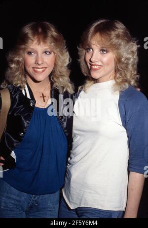 Cherie Currie et Marie Currie 1980 crédit : Ralph Dominguez/MediaPunch Banque D'Images