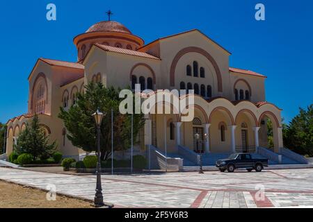 Temple de Saint Gerasimos de Kefalonia sur l'île de Kefaloniain Grèce Banque D'Images