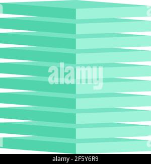 Pile 3d verticale haute, calques, icône de tour de niveaux, symbole – illustration vectorielle de stock, graphiques clip art Illustration de Vecteur