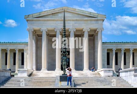 Albright-Knox Art Gallery, un haut lieu d'art moderne et d'art contemporain Banque D'Images