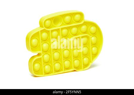 Colplay Pop IT, jouets pour violon, Push Pop Bubble fidget Sensory Autism besoins spéciaux silicone stress relief Toy Banque D'Images