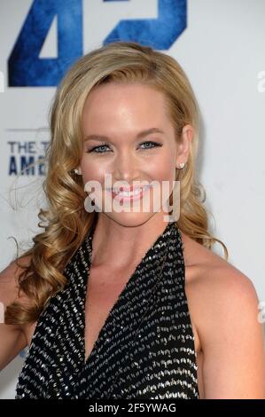 Kelley Jakle en première 42 la véritable histoire d'an American Legend' au Chinese Theatre Los Angeles 04,09,2013 Banque D'Images