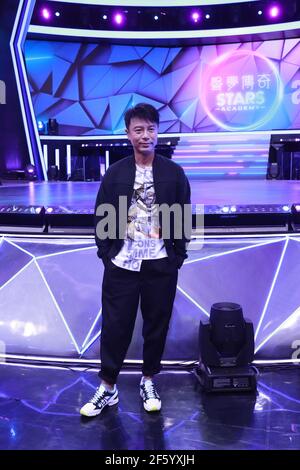 Hongkong, Chine. 27 mars 2021. Hacken Lee enregistre °STARS Academy± comme hôte à Hongkong, en Chine, le 27 mars 2021.(photo de TPG) Credit: TopPhoto/Alamy Live News Banque D'Images