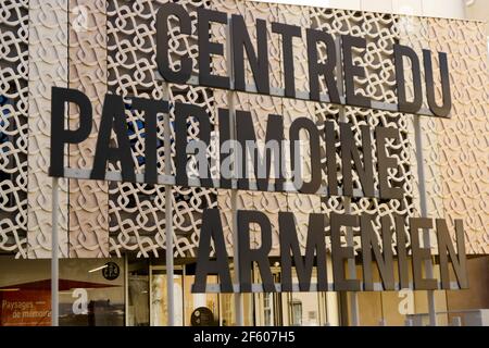 Centre du patrimoine arménien, Valence, Drôme, France Banque D'Images