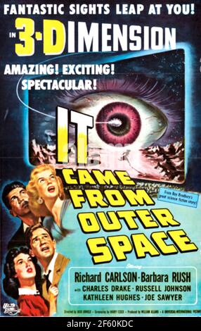 IL EST VENU DE L'ESPACE 1953 Universal-International film de science-fiction Banque D'Images