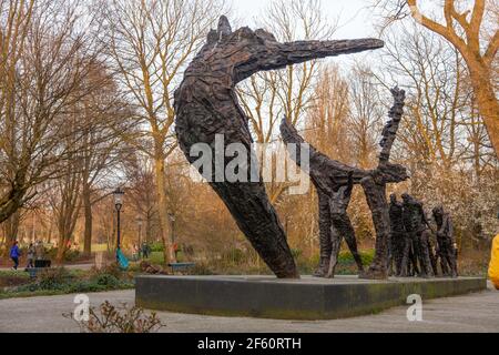 Monument national de l'esclavage à Oosterpark, Amsterdam Banque D'Images
