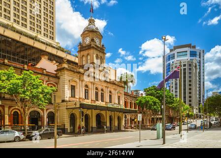 gare centrale au centre de brisbane, queensland, australie Banque D'Images