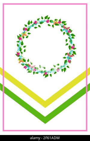 Spring Day, All Womens Day, 8 mars, carte vectorielle de style dessin animé, dessin à la main. Illustration de Vecteur