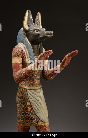 Anubis, Dieu égyptien de la mort et de la mort Banque D'Images