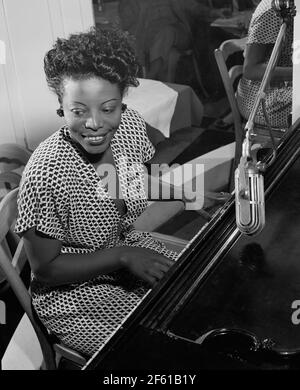 Mary Lou Williams, compositeur américain et pianiste Banque D'Images