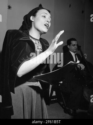 Lena Horne, chanteuse et actrice américaine Banque D'Images