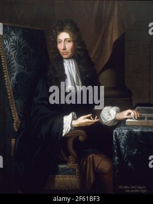 Robert Boyle, Polymathe Irlandais Banque D'Images