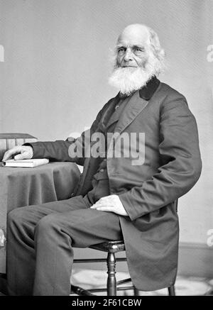 William Cullen Bryant, poète et éditeur américain Banque D'Images