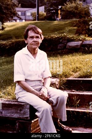 Barbara McClintock, généticienne américaine Banque D'Images