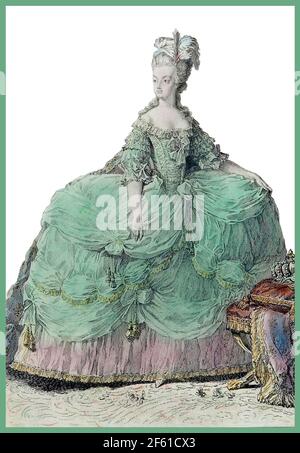 Marie Antoinette, dernière Reine de France Banque D'Images