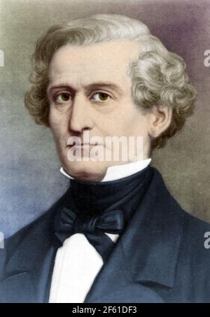 Hector Berlioz, compositeur français Banque D'Images