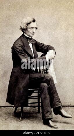 Hector Berlioz, compositeur français Banque D'Images