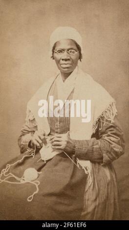 Sojourner Truth, abolitionniste américaine Banque D'Images