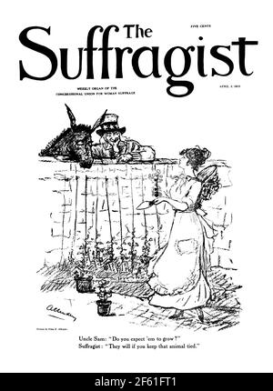 Le Suffragist, 1915 Banque D'Images