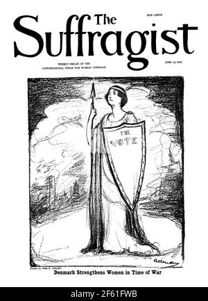 Le Suffragist, 1915 Banque D'Images