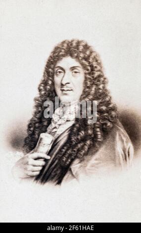 Jean-Baptiste Lully, compositeur français Banque D'Images