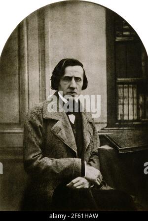 Frédéric Chopin, compositeur polonais et pianiste Banque D'Images