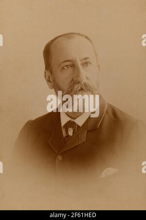 Camille Saint-Saens, compositeur français Banque D'Images