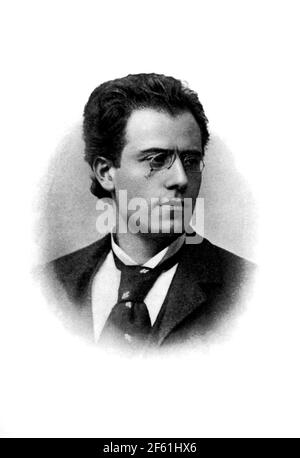 Gustav Mahler, compositeur autrichien Banque D'Images