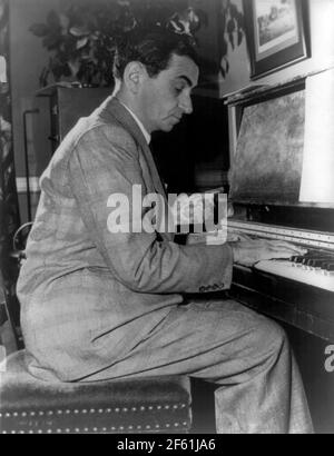Irving Berlin, compositeur américain et parolier Banque D'Images