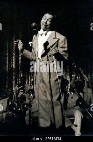 CAB Calloway, chanteur de jazz américain et chef de bande Banque D'Images