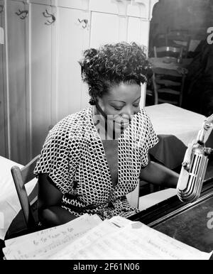 Mary Lou Williams, compositeur et musicien américain Banque D'Images